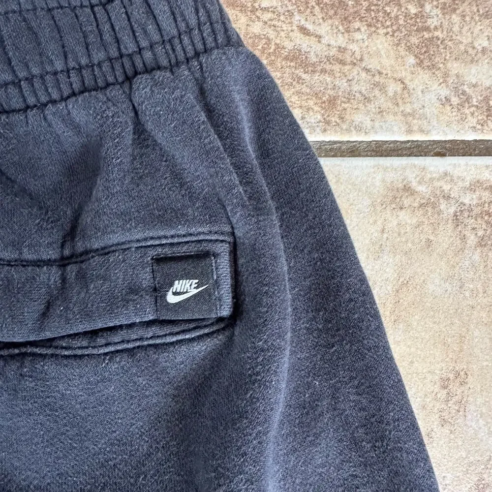 Nike Black Sweatpants Size Large Just Do‎ It Basic Logo Elastic Waist Pull On